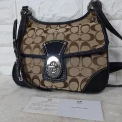 Coach ショルダーバッグ ターンロック シグネチャー