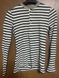 POLO RALPH LAUREN XS ストライプ長袖Tシャツ