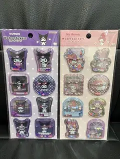 クロミ＆マイメロ　ウォーターシール♡