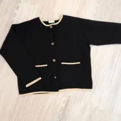 tal. by yumi. 黒 ニットカーディガン