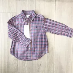 ラルフローレン チェックシャツ 80 90