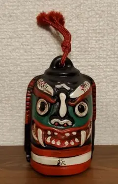 萩　鬼面土鈴　郷土玩具　民芸品