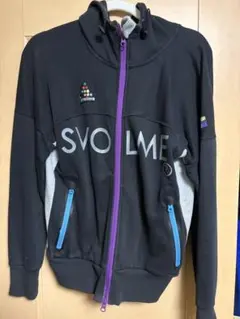 SVOLME フード付きジャージ M 黒/グレー