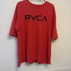 RVCA ロゴプリント 半袖 Tシャツ レッドのサムネイル