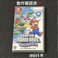 動作確認済‼️Nintendo Switch スーパーマリオブラザーズ・ワンダー