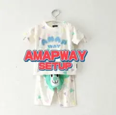ANAPway　アナップ　くまさん　半袖　パジャマ　セット　80cmのサムネイル