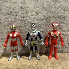 当時物‼️ウルトラマン　ソフビ　フィギュア バンダイ3体　最終値下げ‼️