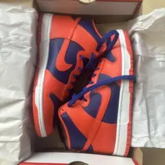 Nike Dunk Hi Retro 27cm オレンジ/ブルー