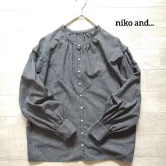 niko and... ニコアンド フリルブラウス M
