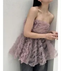 decicouture FANCY TWEED FRILL TOPデシクチュール - メルカリ