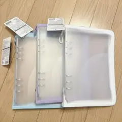 ダイソー A5 6リングファイル バインダー 内ポケット 推し活 シール帳