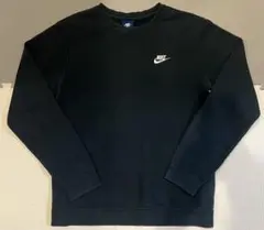 【王道】NIKE ナイキ クルーネック スウェット 黒 M 定番 人気