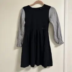 BeBe 黒の長袖ワンピース