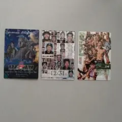 RIZIN ポテトスティックのカード３枚