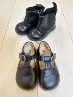 【美品】フラットシューズ　ブーツ　キッズ　ベビー　写活　七五三