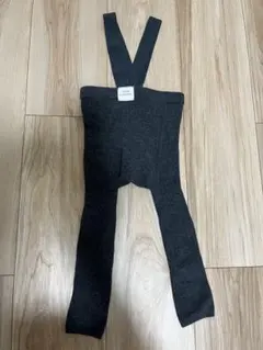 Funny Lazybones サスペンダー付きレギンス ダークグレー　美品