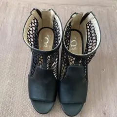 美品 あしながおじさん 厚底 メッシュ ブーツ サンダル 22.5cmのサムネイル