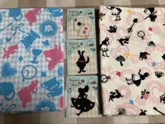 再値下げ　不思議の国のアリス　生地＆アップリケ　セット
