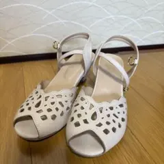 an another angelus レースカットワークサンダル　サイズLのサムネイル