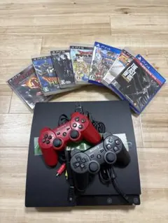PS3本体 CECH-3000A ソフトセット HORI PS4コントローラ付き - メルカリ