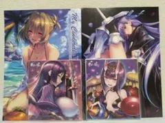 MAHO-BIN まほ～びん C92 イラスト集2冊+色紙2枚セット