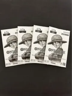 ３周年　ワンピースカードトレジャーキャンペーン　プロモパック　4パックセット