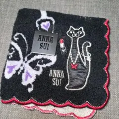 ANNA SUI タオルハンカチ ネコ