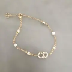 プリン様専用 Christian Dior CDロゴ パール ブレスレット - メルカリ
