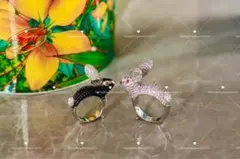 実物写真 お客様オーダー品 蛇リング 展示用 - メルカリ