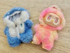 POP MART LABUBU ラブブ ピンク 本体＋着せ替え服セット 箱なし