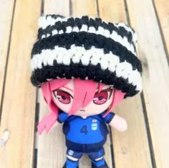 猫耳ニット帽　ぬい服（ともぬい、15cmぬいサイズ） ハンドメイド