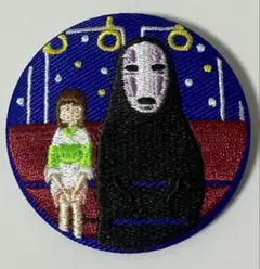 千と千尋の神隠し 刺繍ブローチ カオナシ 缶バッジコレクション 湯婆婆