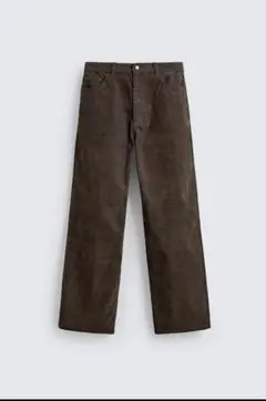 ZARA バギーフィットコーデュロイパンツ