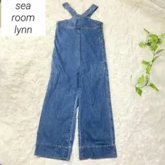 sea room lynn シールームリン　デニム サロペットクロスストラップのサムネイル