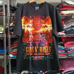 ガンズアンドローゼズ 両面プリント バンドＴシャツ L