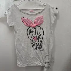 mezzo piano Tシャツ 120サイズ 白
