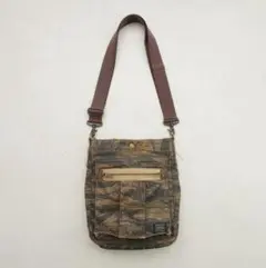 PORTER 70周年限定品 迷彩柄ショルダーバッグ カモフラ カーキ/DZ12