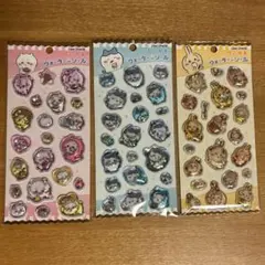 ちいかわ　ウォーターインシール　3枚セット　ちいかわ　ハチワレ　うさぎ　正規品