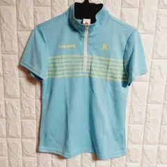 le coq sportif（ルコックスポルティフ） ハーフジップ水色　Ｌ　64のサムネイル