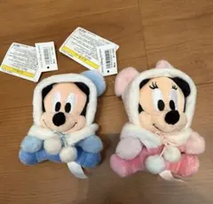 東京ディズニーリゾート ミッキー ミニー ぬいぐるみバッジ