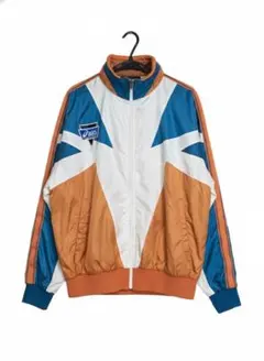 【激レア】アシックス レトロ配色 短丈 ナイロンジャケット 古着