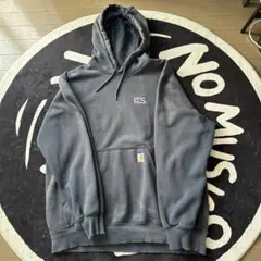 Carhartt パーカー 鬼フェード ネイビー 90～00s