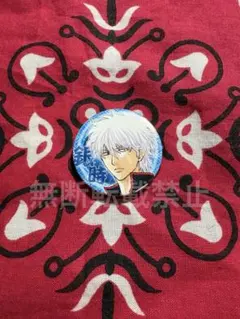 銀魂　ジャンプフェスタ2014 原作絵　ミニ缶バッジ 坂田銀時