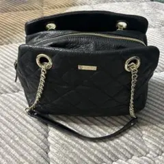 Kate Spade ブラック ショルダーバッグ　チェーン
