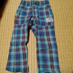 Moujonjon　チェック柄パンツ 90サイズ