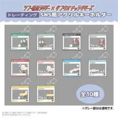 シン仮面ライダー×サンリオSNS風アクリルキーホルダー　BOXセット[絶版]