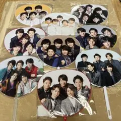 ARASHI 嵐　ミニうちわ 集合　9本セット