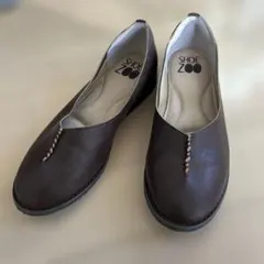 Shoe Zoo ブラウン フラットシューズ