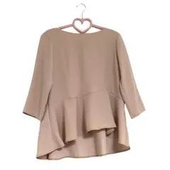 極美品】ANAYI 25SS 半袖ブラウス ピンク 36 - メルカリ
