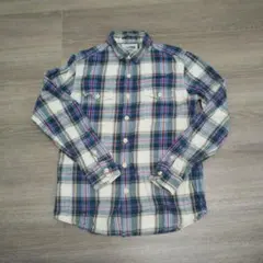 21MEN メンズ チェック 長袖シャツ Mサイズ